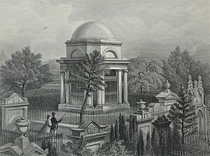 Burns Mausoleum in 1881. Dumfries