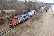 Carolina Coastal Railway freight train 2014-01-28