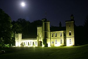 Carr Hall Castle at Night