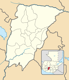 Zaragoza, Chimaltenango is located in Chimaltenango Department