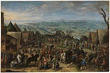 Cornelis de Wael - Siege of Ostend