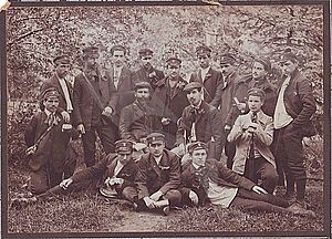 Dame Gruev and his Students in Shtip 1894