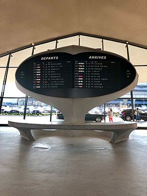 Departures Board, TWA Flight Center, John F. Kennedy International Airport, Jamaica, Queens, New York City, NY (48589187066)