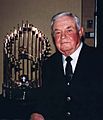 Earl Weaver with trophy