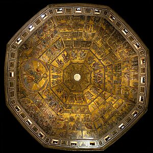Florence baptistery ceiling mosaic 14493px
