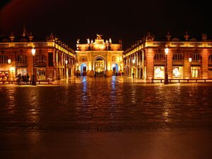 France Nancy Place Stanislas nuit