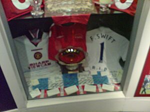 Frank Swift tribute at Man United museum
