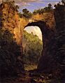 Frederic Edwin Church - The Natural Bridge, Virginia