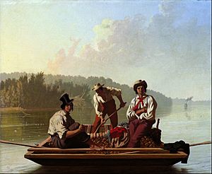 George Caleb Bingham - Boatmen on the Missouri - Google Art Project