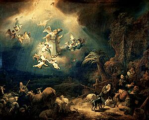 Govert Flinck - Aankondiging aan de herders