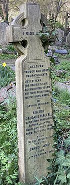 Grave of Haldane Macfall in Highgate Cemetery