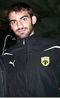 Greek footballer Grigoris Makos