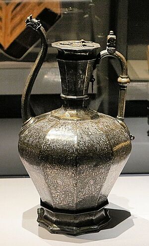 Homberg ewer. Inlaid Brass with Christian Iconography. probably Mosul, dated 1242–43