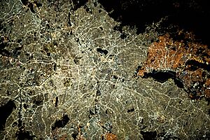 ISS-67 City lights of São Paulo, Brazil