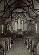 Interior of The (Episcopal) Church of the Nativity, c. 1866