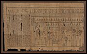 Judgement of the deceased, Book of the Dead of Lady Neskhons (CBL Pap XXI.4)