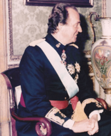 King Juan Carlos of Spain with Ambbassador Khatib (Cropped)