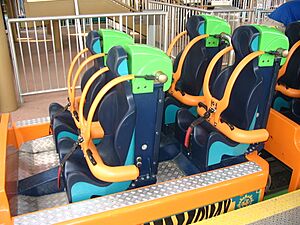 Kingda Ka restraints down