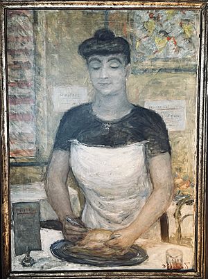 La Mère Fillioux, painted by Edzard Dietz in 1927