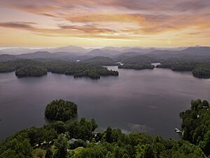 Lake Santeetlah in Graham County, North Carolina 06