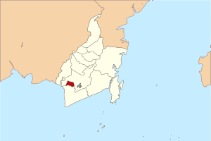 Location within South Kalimantan