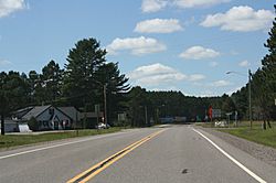 Intersection of US 51 and WIS 47/WIS 182, August 2012