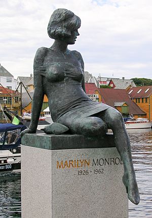 Marilyn Monroe sculpture, Haugesund