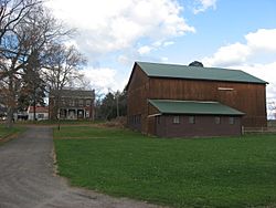 McClelland Homestead house and barn