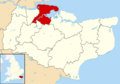Medway UK locator map