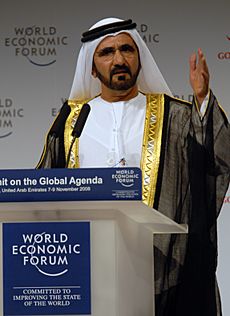 Mohammed Bin Rashid Al Maktoum at the World Economic Forum Summit on the Global Agenda 2008 1