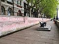 National Covid Memorial Wall and a bench
