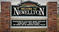 Newellton, LA, welcome sign IMG 0075 (2)