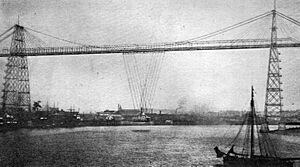 Newport transporter bridge (Wonder Book of Engineering Wonders, 1931)