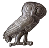 Owl of Athena, patron of  Athens of