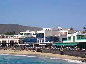 Playa Blanca Town Promenade and Beach 01