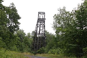 Plummer Mine Headframe Iron County Wisconsin