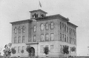 Public school building in Devils Lake, N.D., 1898