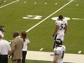 Ray Lewis at Ford Field, Detroit