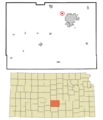 Reno County Kansas Incorporated and Unincorporated areas Willowbrook Highlighted