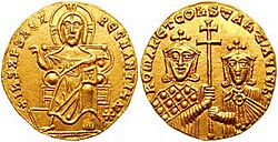 Romanus I with Constantine VII, solidus