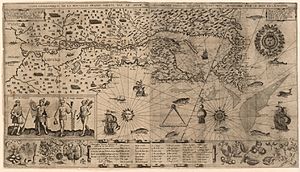 Samuel de Champlain Carte geographique de la Nouvelle France