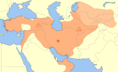 Seljuk Empire locator map