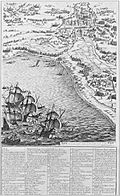 Siege de la Rochelle par louis XIII et Richelieu du 10 aout 1627 au 28 octobre 1628 planche 3 Jacques Callot 1592 1635
