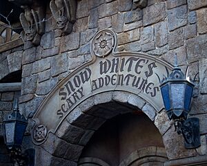 Snow White's Scary Adventures castle entrance