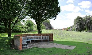 Staines air crash memorial seat (40856307931)