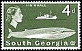 Stamp South Georgia 1963 4d