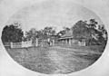 StateLibQld 1 390017 Main gates and gatekeeper's residence, Canning Downs Station, ca. 1875
