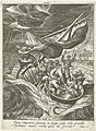 Storm op het Meer van Galilea Leven van Christus (serietitel) Vita I. Christi (serietitel), RP-P-1980-56 (cropped)