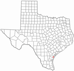 Location of Portland, Texas