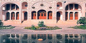 Tabatabaei House, early 1800s, Kashan. A fine example of traditional Persian architecture.